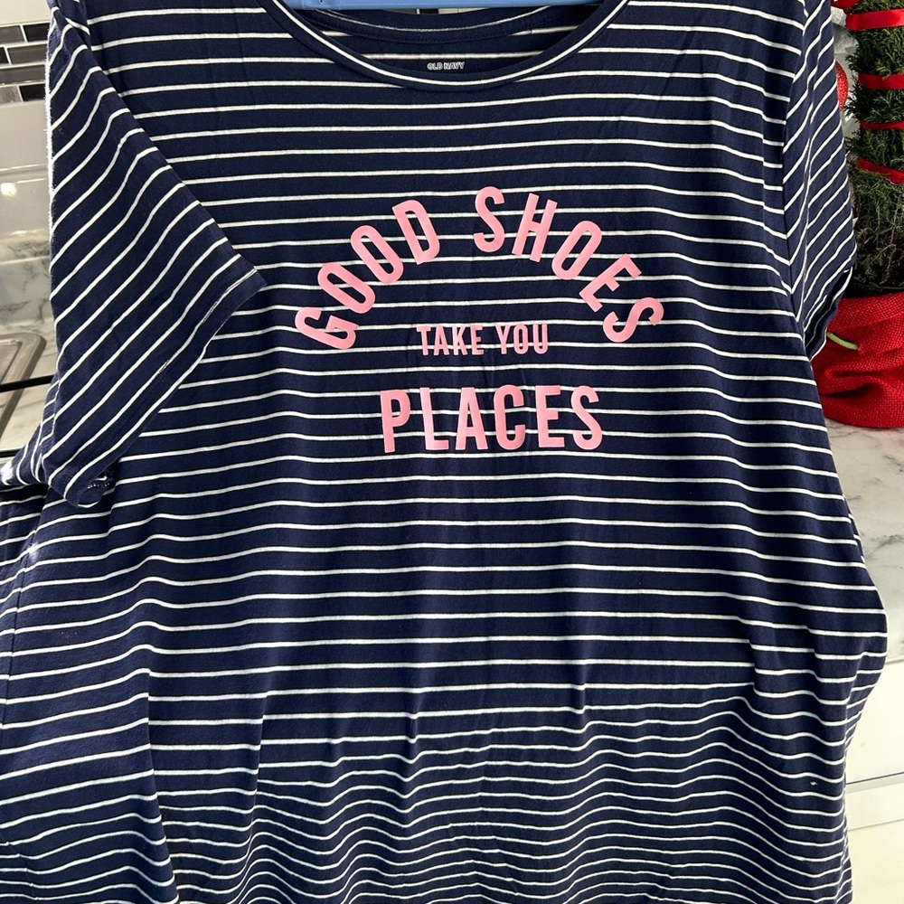 Good shoes take you places top XXL